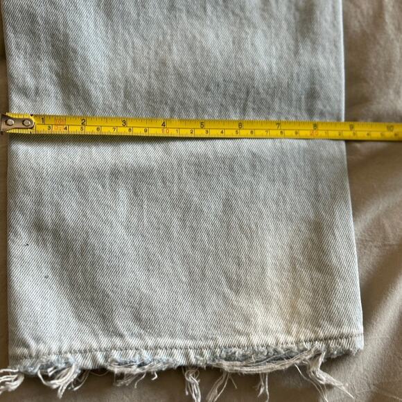 Revolve Pistola Cassie High Rise Straight Button Fly Jeans Malibu Vintage Sz 26 - Picture 8 of 14